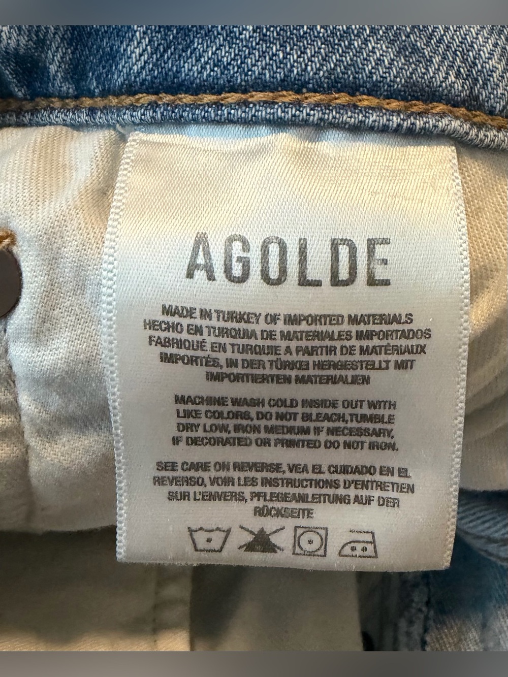 VGUC Agolde Riley Jeans - Picture 10 of 12